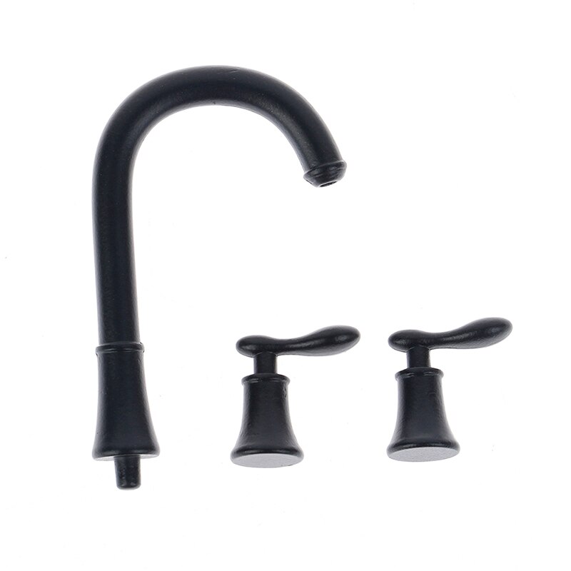 1:6 Doll House Miniature Furniture Accessories Sink, Basin, Faucet Mini Model