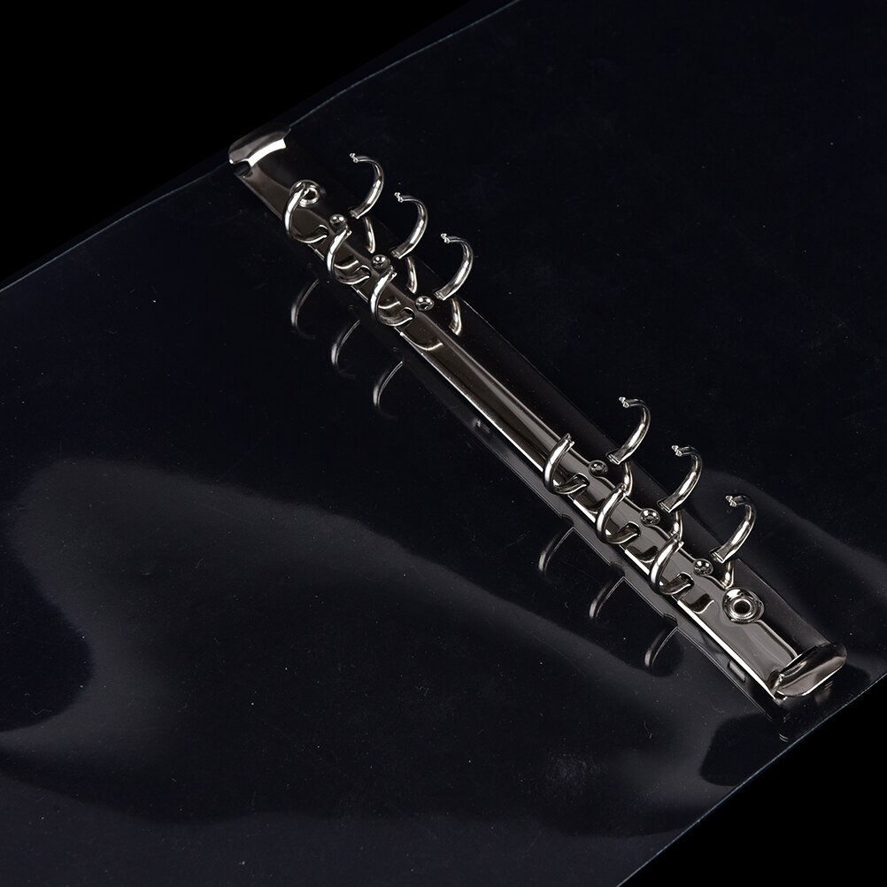 PVC Notebook Accessory Sheet Shell Office School Stationery Transparent Concise 6 Holes Binder Planner Cover A5/A6/A7