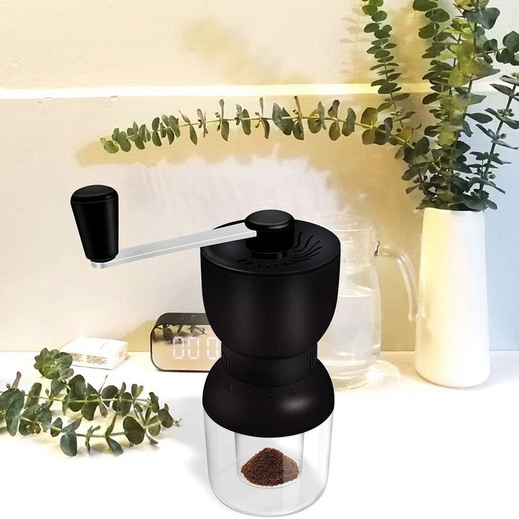Manuelle Kaffeemühle Keramik Grinder Bean Mühle Maker Hand Kurbel Kaffee Maschine Fpr Camping Rucksack