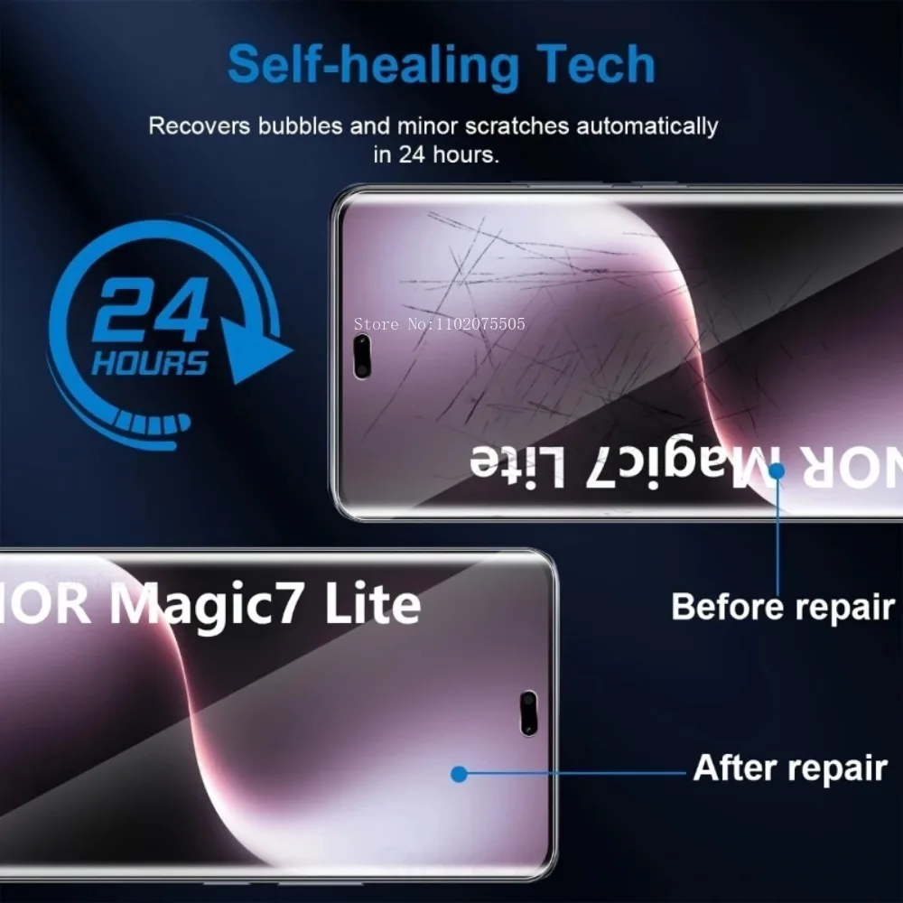 2Pcs Privacy Hydrogel Film for Honor Magic 7 6 5 Pro Lite X9c X9A Screen Protector for Honor 400 300 200 Pro 400 Lite FuLL Cover