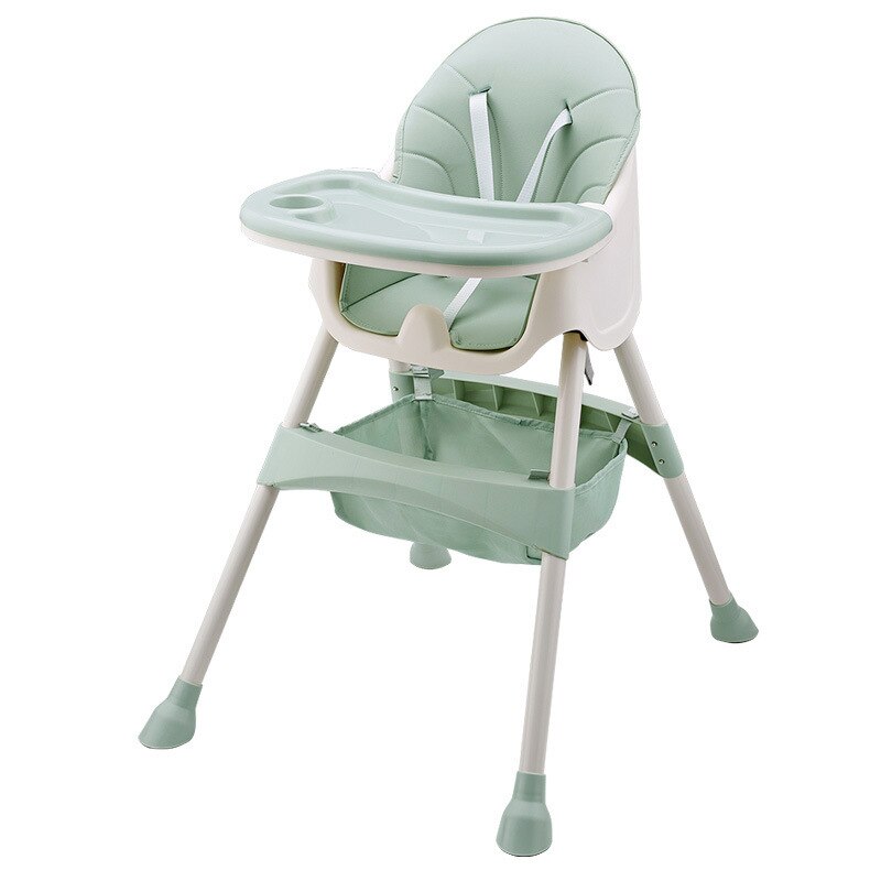 Children's Dining Chair, Child Adjustable Portable Seat, Multifunctional Baby Eating Table and Chair: Green executives