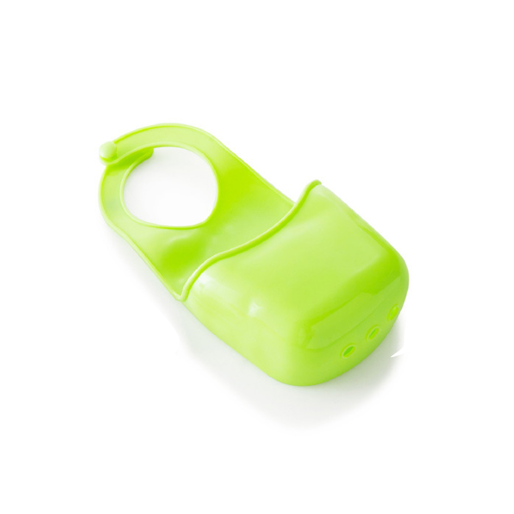 estilo fregadero de cocina baño colador organizador almacenamiento esponja titular bolsa herramienta: no2