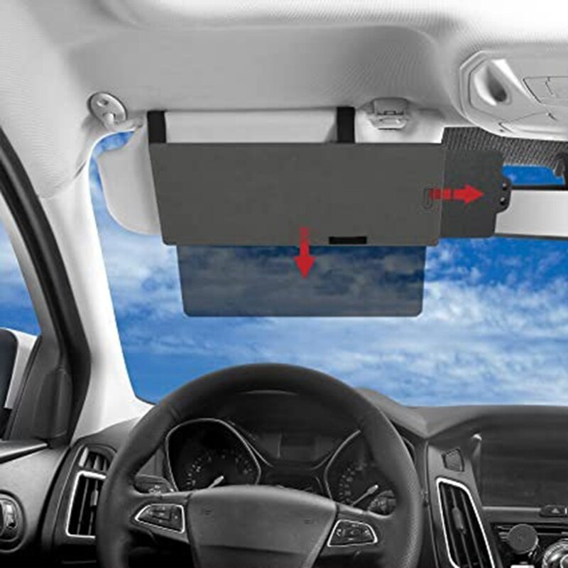 Auto Zonneklep Extender Anti-Glare Zon Blocker Auto Window Zonnescherm Uv Stralen Blocker Universele Voor Auto Zonneklep auto Accessoires
