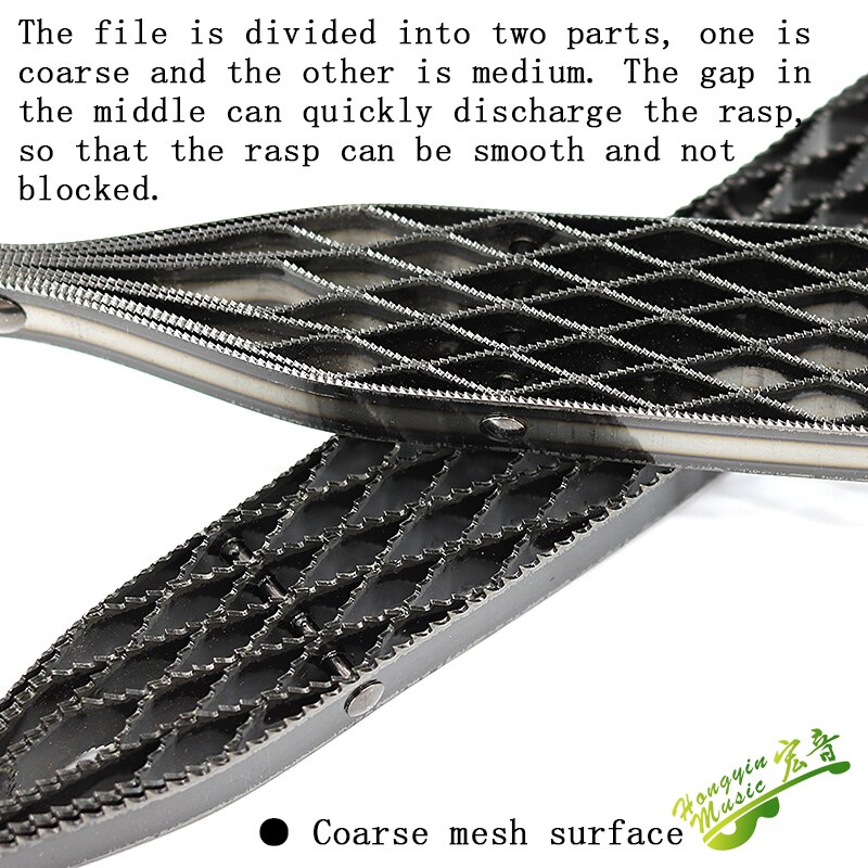 Archivo japonés original Shendo, hoja de sierra de carpintero, Lima de sierra de caoba, Lima de madera dura de diente grueso, herramienta de fabricación de instrumentos guqin