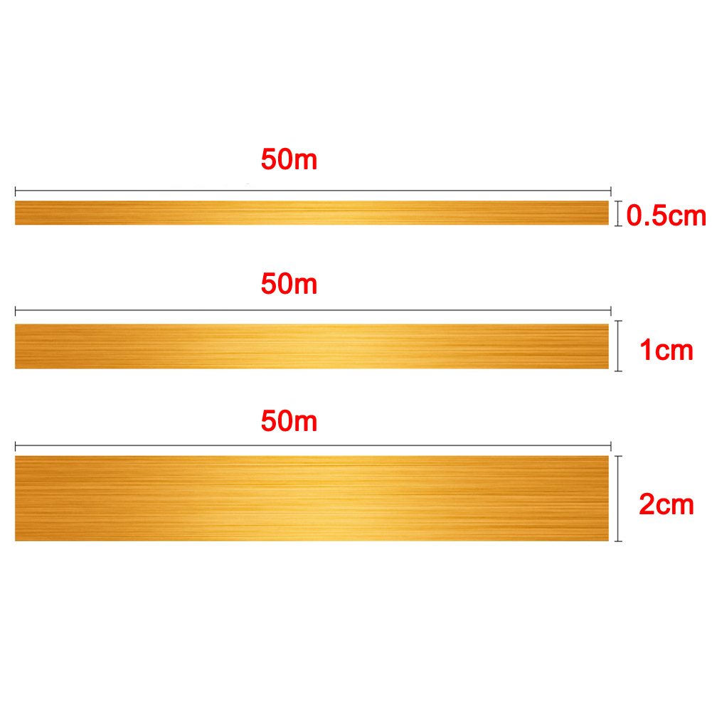 Waterproof Ceramic Tile Mildewproof Gap Tape Tile Gap Sealing Tape Foil Strip Silver Golden Rims DC120