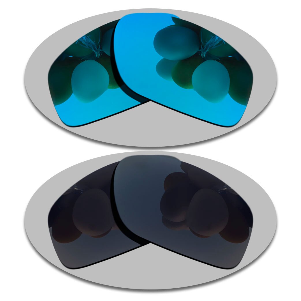 Polarized Sunglasses Replacement Lenses for-Tincan Frame - Varities: Sky Blue-Grey Black
