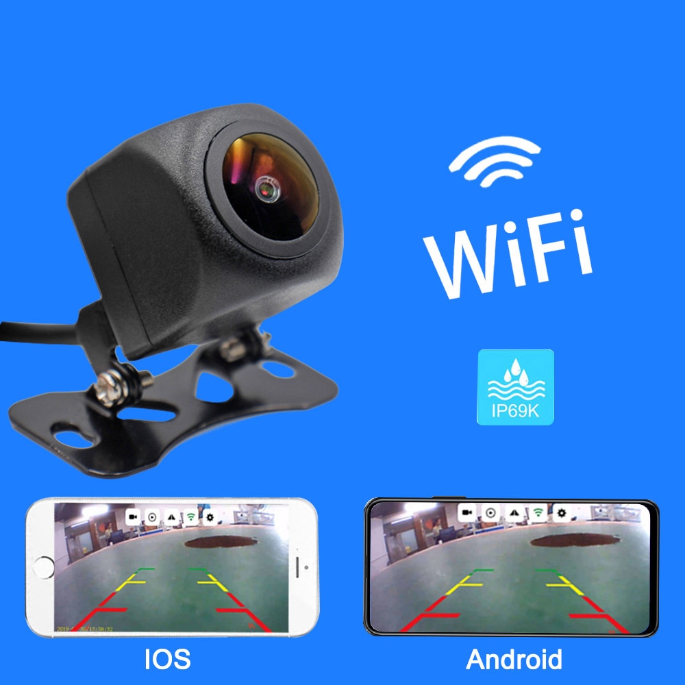 Wifi Backup Camera Achteruitrijcamera Auto Professionele Hd Draadloze Auto Voorzijde Voertuig Camera