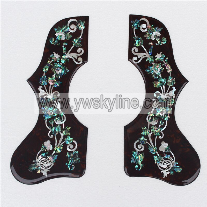 right hand and left hand J200 guitar pickguard, pickguards for J200 guitar,2mm thickness celluloid inlays Pick-guard,