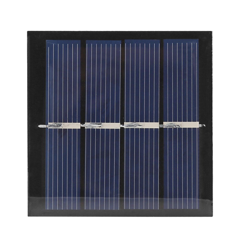 płyta słoneczny z 10cm przewodami 0.45W 2V przenośny polikrzem podróż mini słoneczny szybka ładowarka system DIY dla akumulator telefon Charg: 1szt