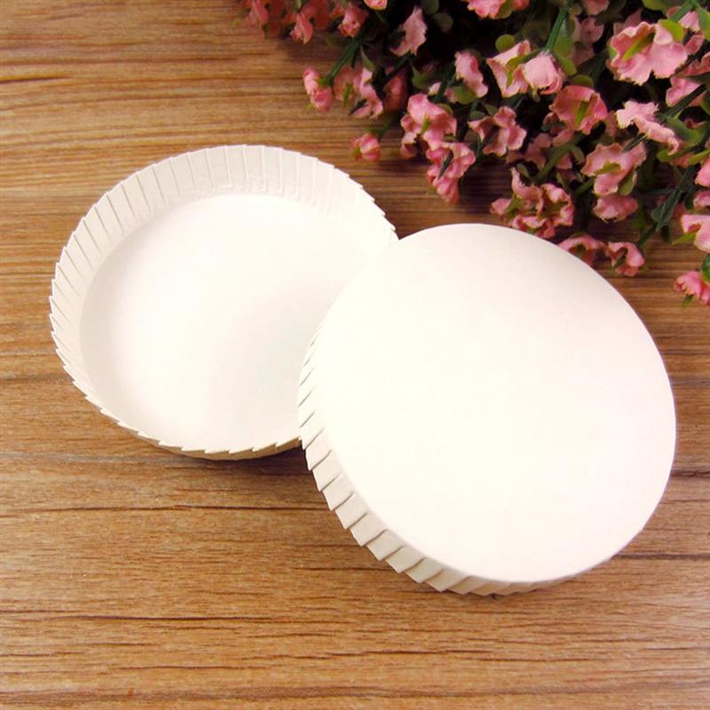 100Pcs Disposable Cup Covers Paper Cup Lids Cup Lids Drinking Lids for water juice coffee cold beverage