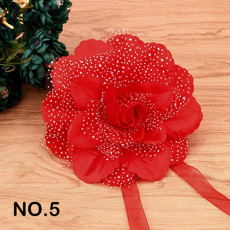 1pc Peony Flower Curtain Strap Curtain Tie Backs Home Decoration: 5