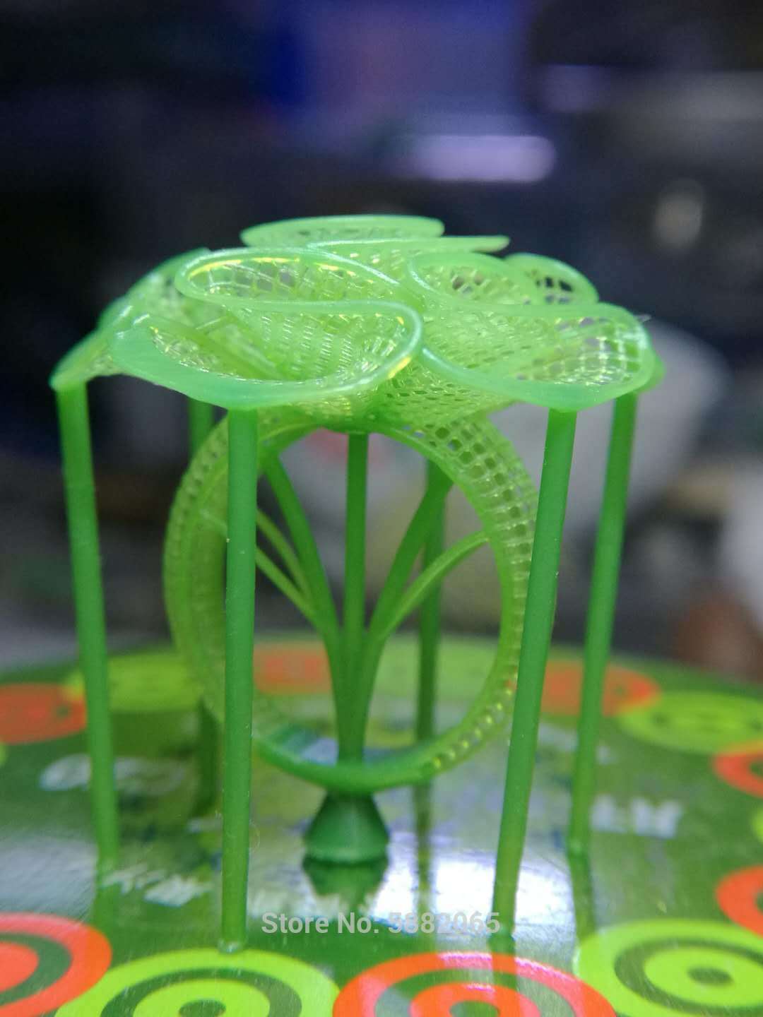 405nm UV photosensitive resin 3D printing material for high-precision jewelry wax casting (suitable for top-down DLP/LCD/DLP)