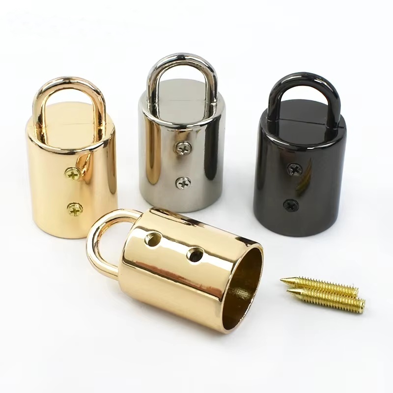 5/10/20 Stuks 14mm Tas Metalen Gespen Handtas Riem Kwastje Cap Sluiting Haak Connector Hanger Touw Koord Lock DIY Hardware Accessoires