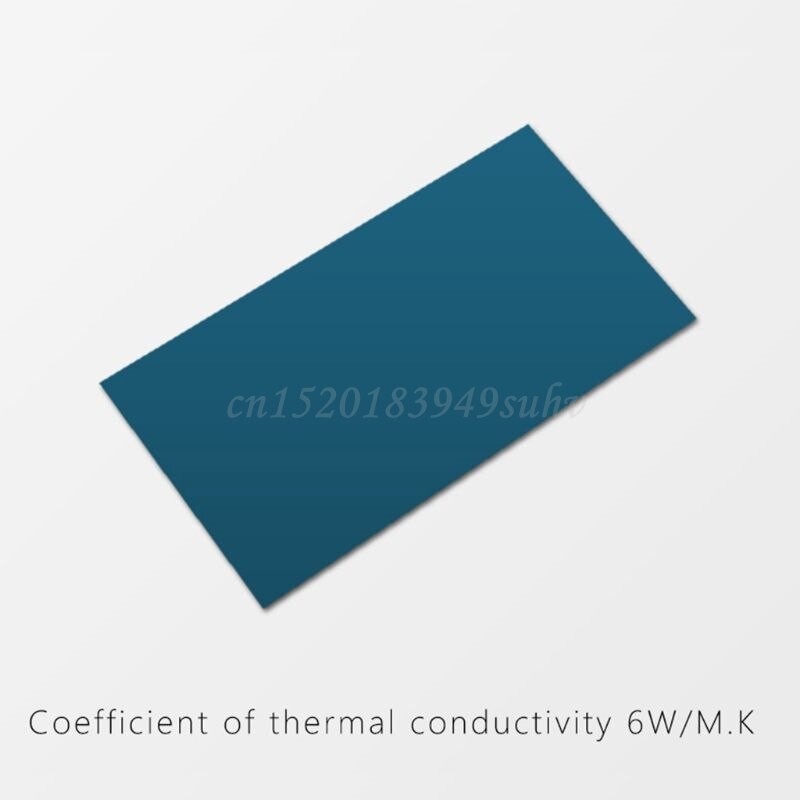 3Pcs 0.3mm/0.5mm/1mm Thermal Pad 6.0 W/M.K High Efficient Thermal Conductivity Pads with High Performance