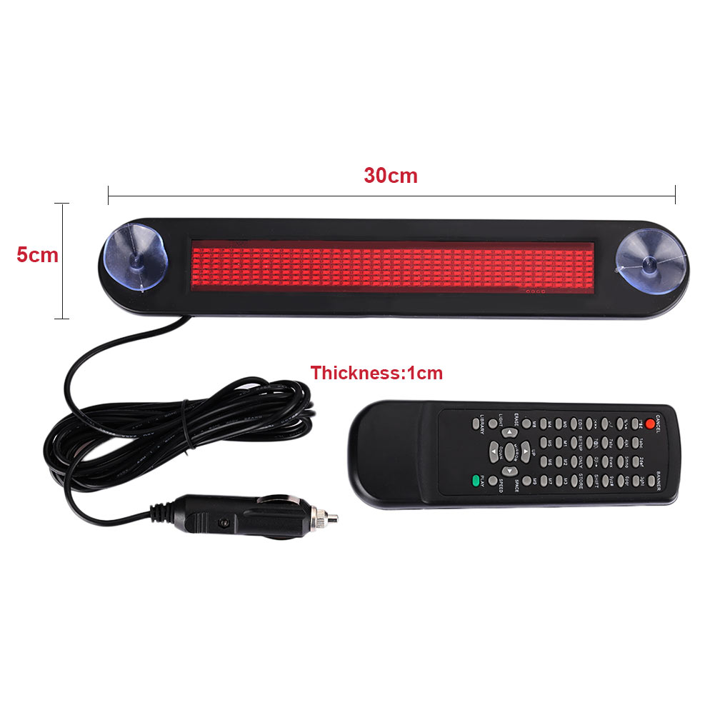 Scrolling Board LED Display Durable Subtitle Display Warning Sign Hint Remote Control Programmable Highperformance