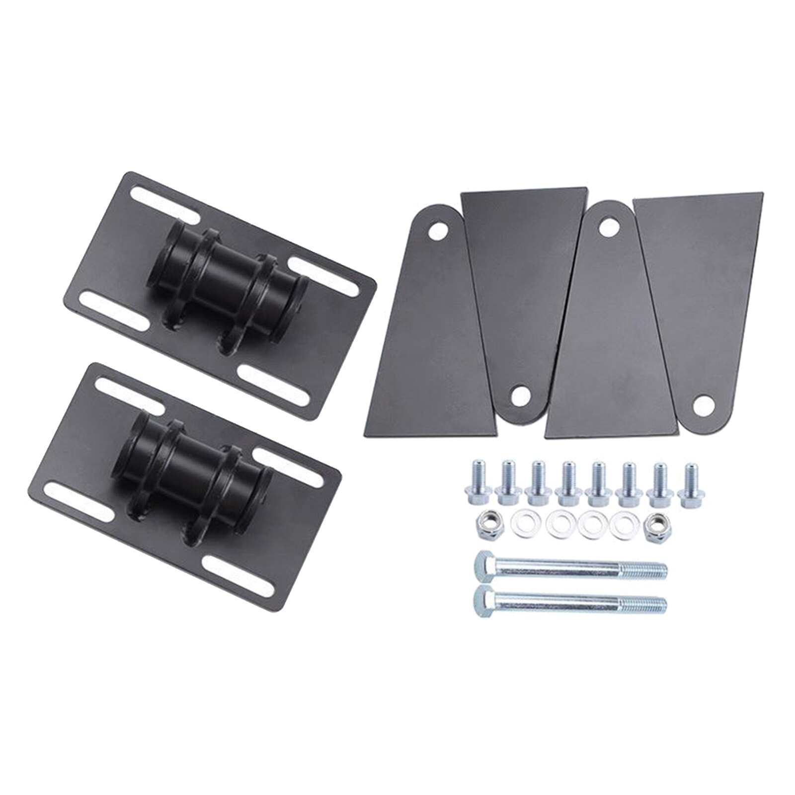 EM1019 Car Engine Mounts Universal Adjustable Weldable Cut To Fit for LS Swap Conversion 5.3