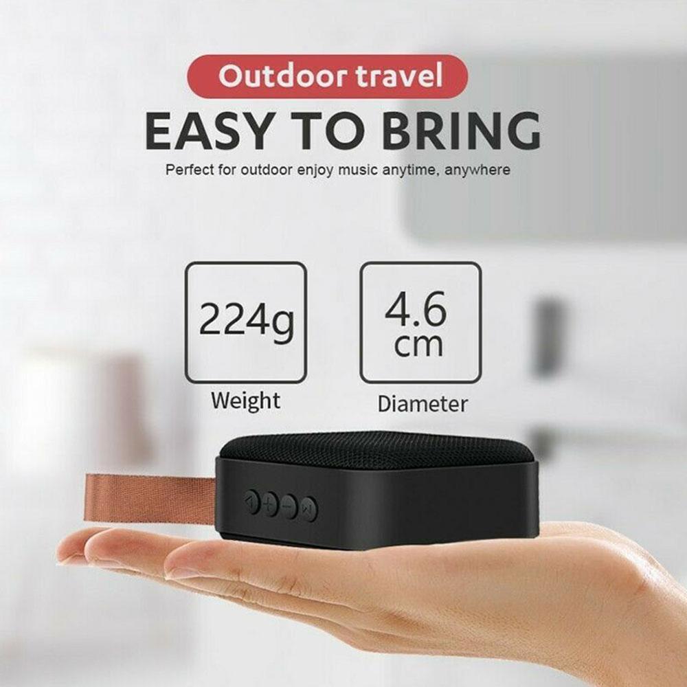 T5 bluetooth høyttaler trådløs kolonne bærbar bass mini stereo fm mikrokort med laderadio tf usb boks vanntett lyd  b2 l 2