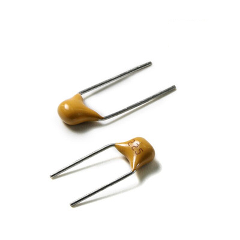 Condensatore ceramico monolitico 50pcs 50v 0.47UF 1UF 10UF 0.33UF 0.22UF 47PF 20PF 10PF 100PF 2.2UF 22PF 4.7UF 30PF