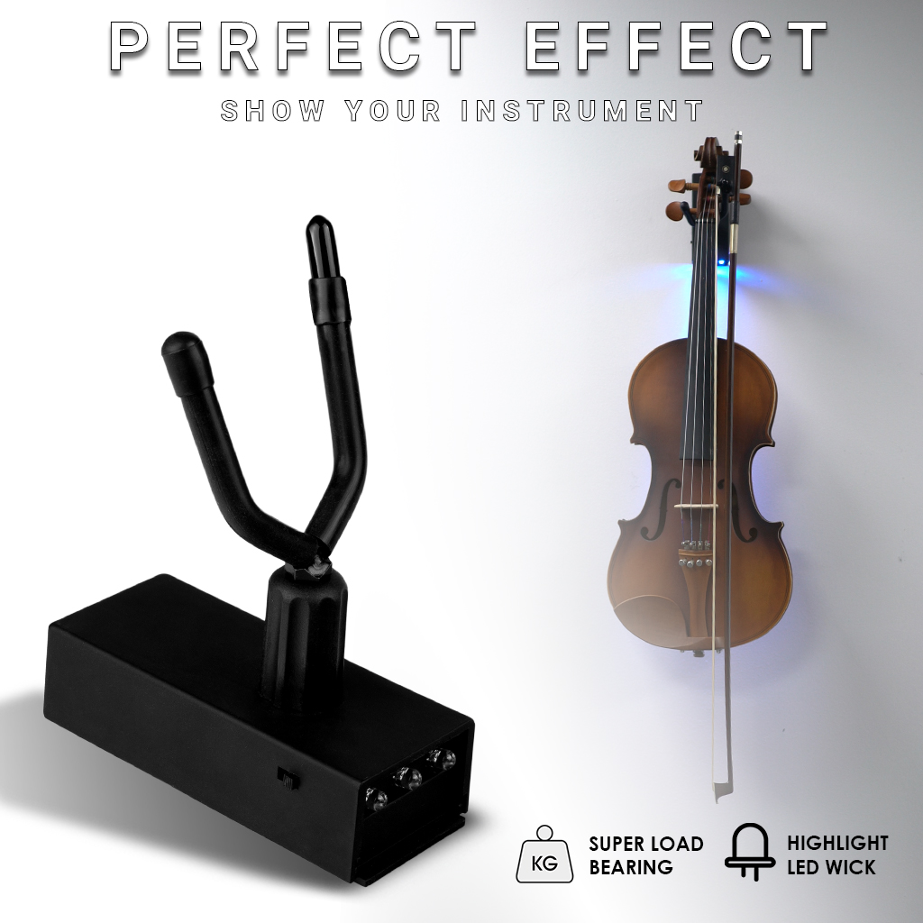 Support mural pour violon, Viola, violoncelle, support mural pour archet de violon, support pour violon électrique et crochet de guitare, accessoires