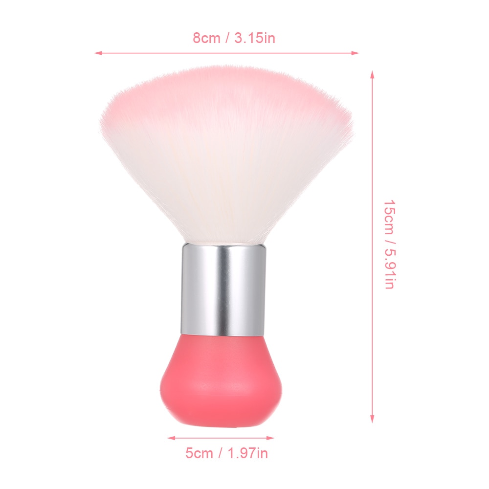Nail Art Dust Brush Nail Cleaning Brush Nail Powder Brushes Nails Polish Remover for Acrylic Nails Gel Nail Art Tool