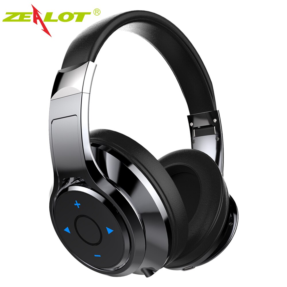 ZEALOT B22 Wireless Headphones - Bluetooth 5.0 Stereo Bass Earphones with Mic - 40mm Drivers, 85dB, Waterproof