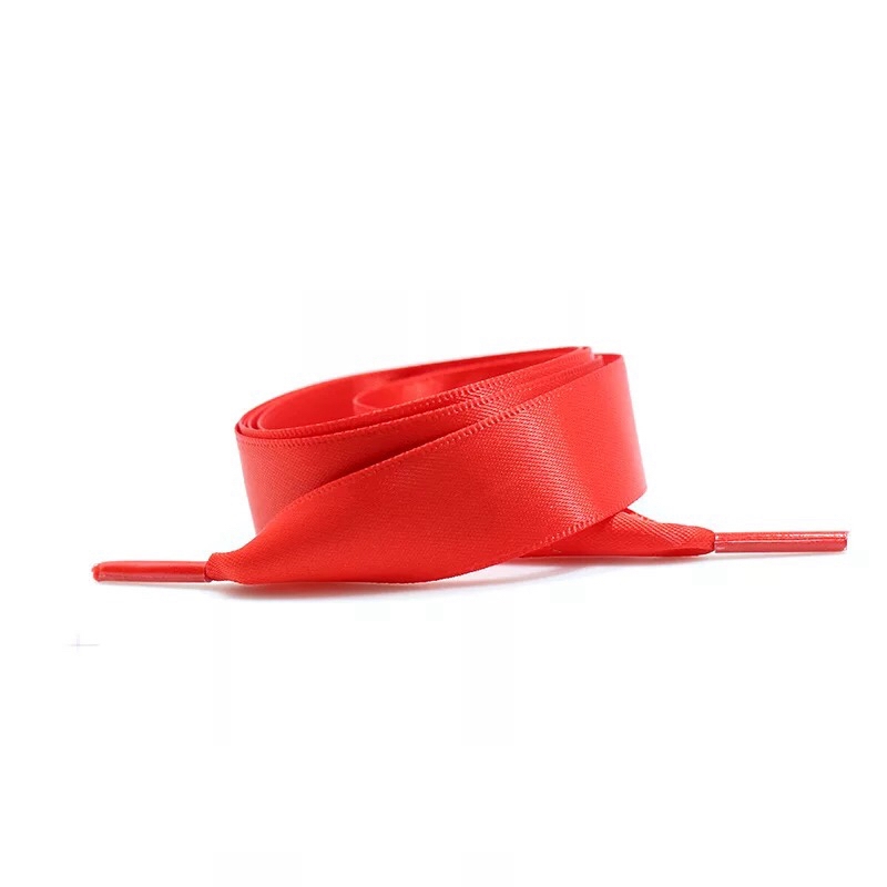 1 Paar 2cm Breite Satin Schnürsenkel flache Seide Band Schnürsenkel Stiefel Turnschuhe Schnürsenkel 19 Farben Länge 80cm 100cm 120cm S-1