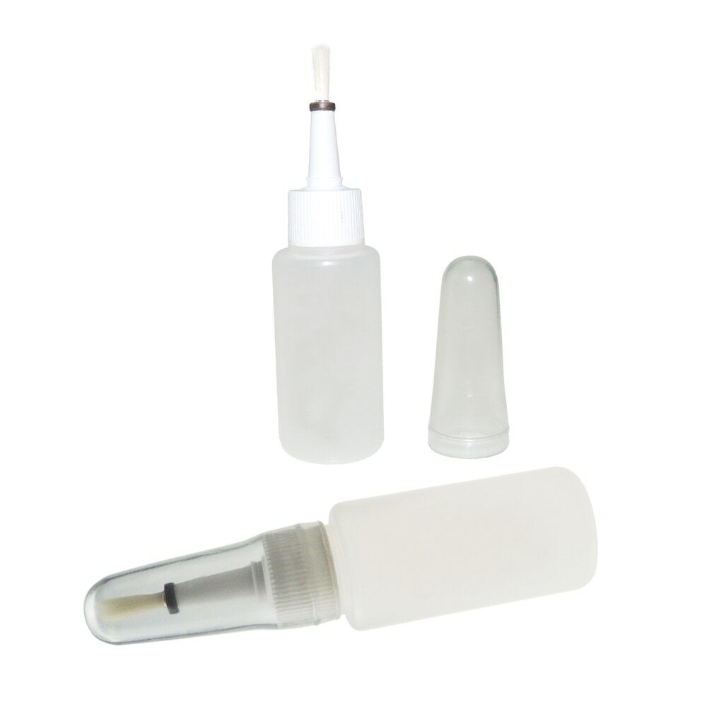 5pcs ESD Antistatische Flux Zachte Fles met Borstel Haar Lijm Plastic 50ml Flux Dispenser met Naalden Cap Flux fles Dispenser