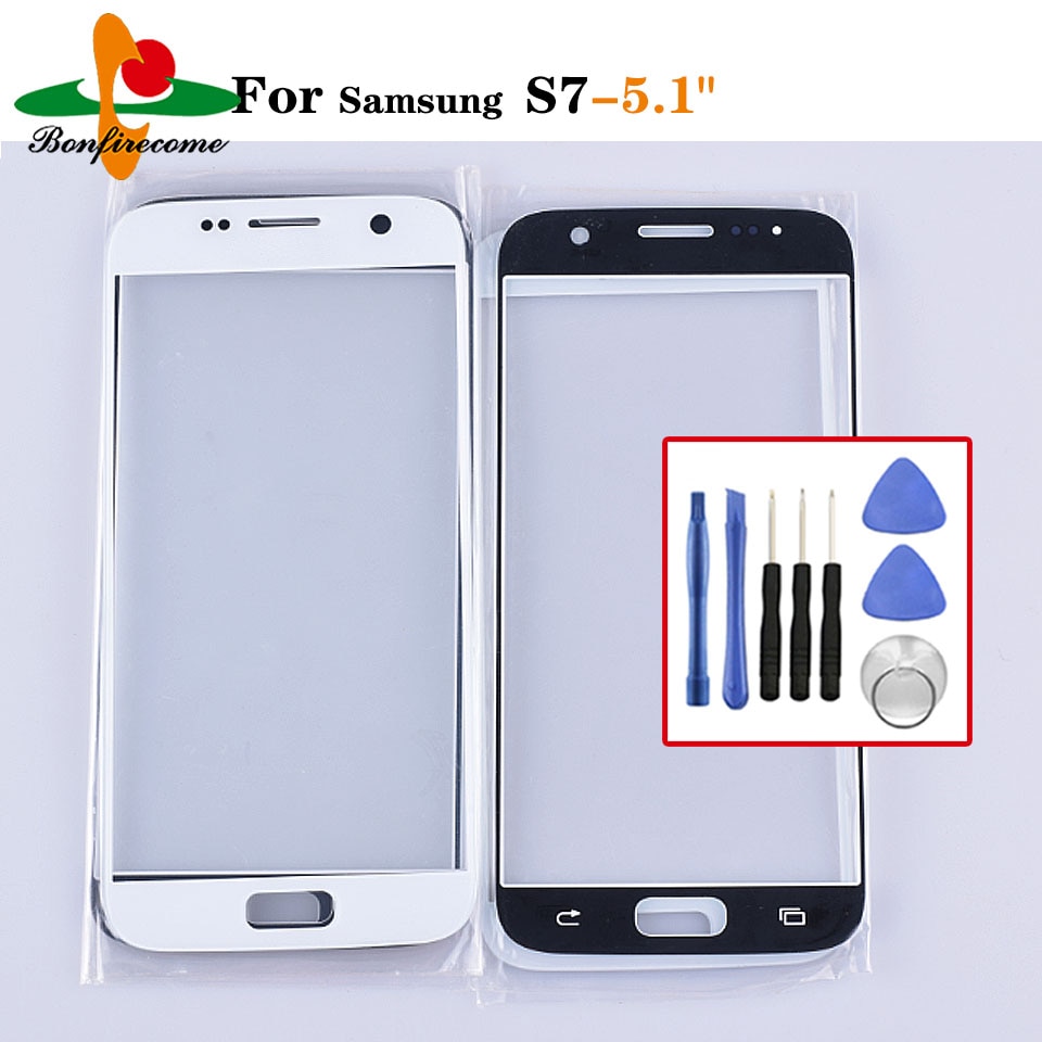 TouchScreen For Samsung Galaxy S7 G930 SM-G930F LCD display Outer Touch Panel Screen glass Lens Replacement