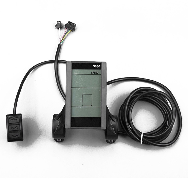 LCD Screen EBike Computer Speed Meter 36/48V S830 Waterproof Electric Bicycle LCD Bike control panel With USB/ No USB Accessorie