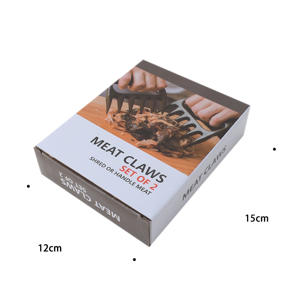 Tableware Meat Splitter Bear Claw Shredder Barbecue Fork Heat Resistant BBQ Ultra Sharp Blades Separator