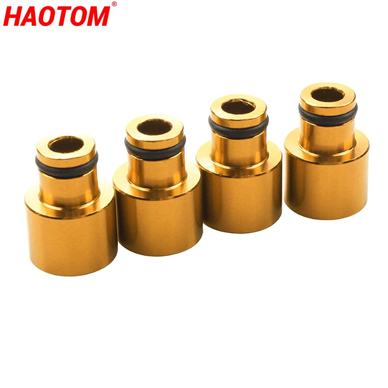 4PCS Fuel Injector Top Hat Adapters For Honda Civic and Acura RDX B16 B18 D16 Engines