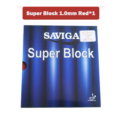 Dawei Saviga Super Blok Ox Tafeltennis Rubber Lange Pips Ping Pong Rubber Zonder Spons Super Verdediging: 1.0mm RED