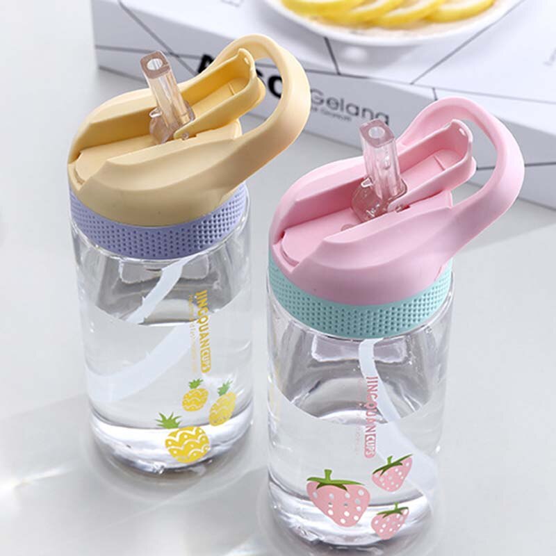 520ML Baby Kid Lovely Zoo Cartoon Animal Drink Cup Water Bottle Non-toxic BPA-Free Drinking Cups For Kids Children School Cups