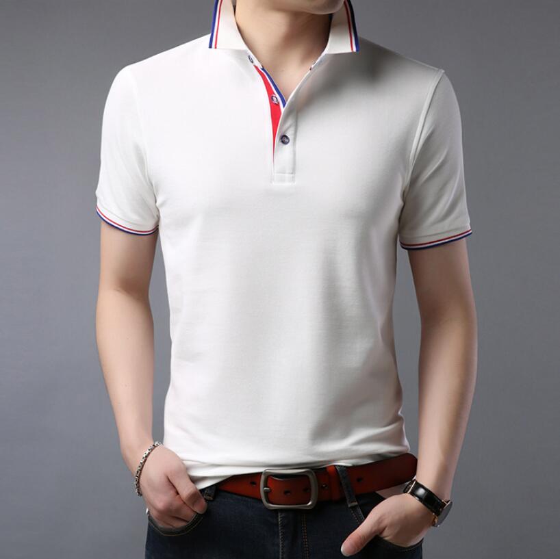 ZNG Summer Men Polos Shirt Clothing Pure Cotton Men Business Casual Male Polo Shirt Short Sleeve Breathable Shirt