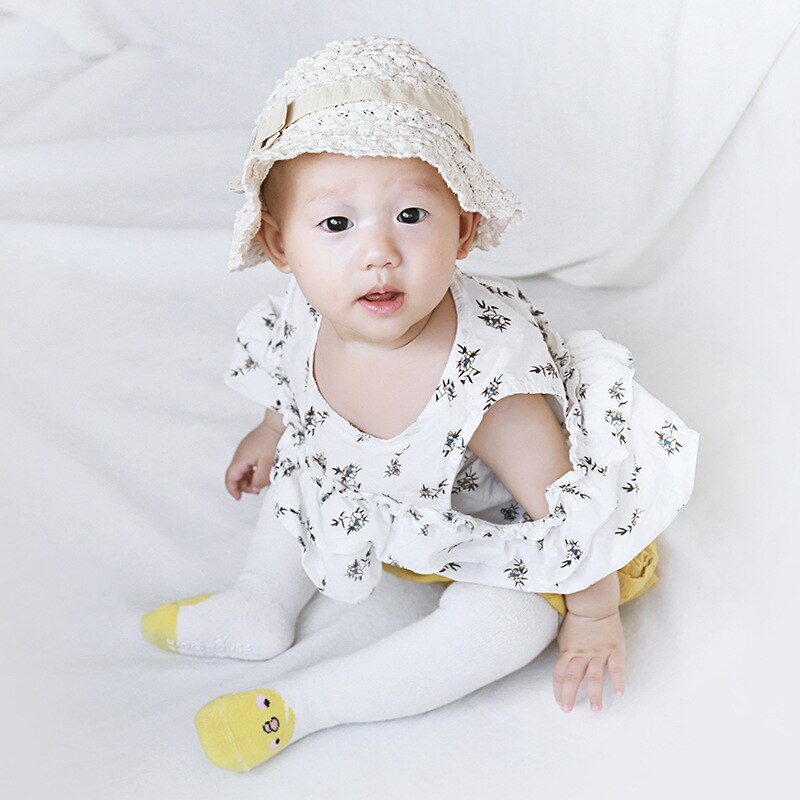 1Pair Cartoon Baby Socks Autumn Winter Baby Over Knee Cotton Socks Non-slip Floor Socks Loose Mouth Curling Toddler Socks
