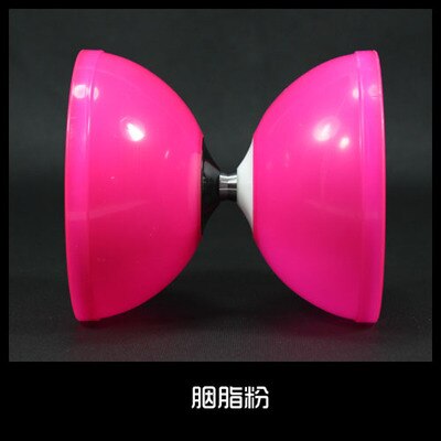 10 Colors One Excellent Bearing Kongzhu 128mm(D) 140mm(H) 240g Set Packing Diabolo/Sticks/Strings/Bag: Pink