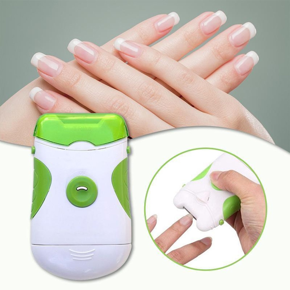 1 set elektrisk manikyr maskin pedikyr nagelfil nagelverktyg nagelborr manikyr verktyg utrustning: Inte inställd