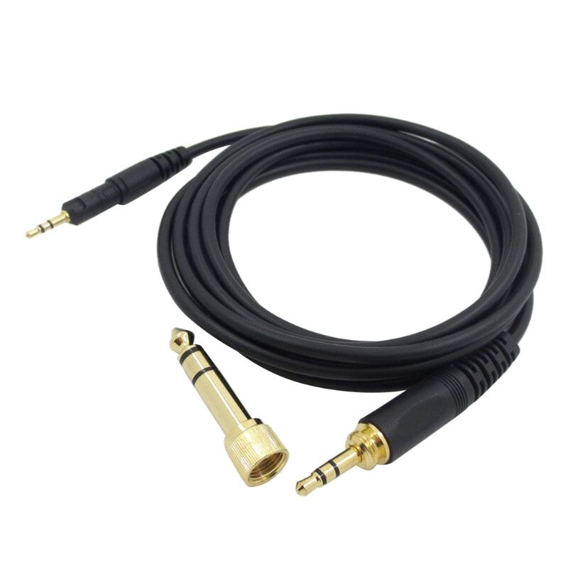 Vervangende Kabel Voor Audio-Technica ATH-M50X M40X M60X M70X Hoofdtelefoon Past Veel Hoofdtelefoon 23 AugT2 6.35Mm Conversie Hoofd