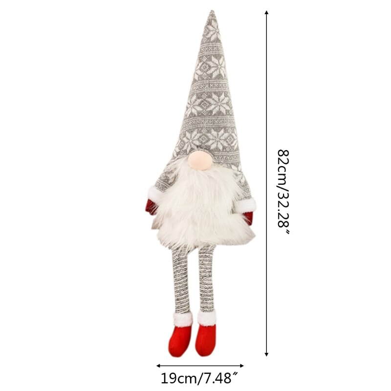 Julgran topper våren snöflinga svensk tomte tomte prydnad dekorationer