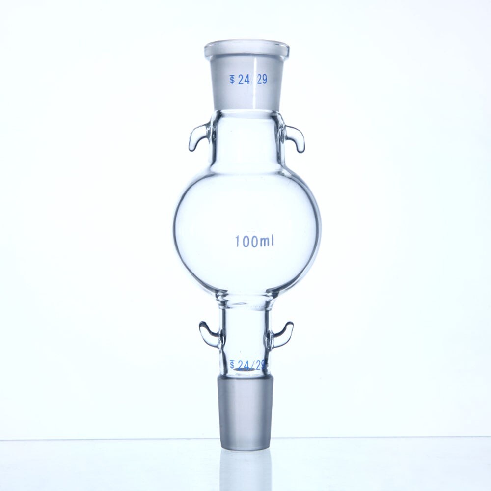 100ml to 1000ml Lab Glass Chromatography Solvent Reservoir Ball 24/29 Standard Joint, chromatography column storage ball
