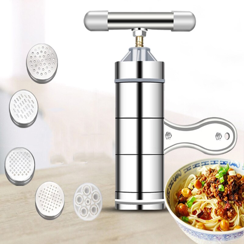 Manual Stainless Steel Noodle Maker Press Pasta Machine Spaghetti Pasta Machine Kitchen Tools