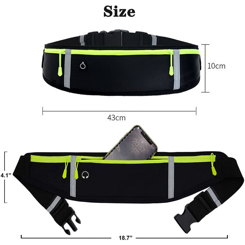 Waterdichte heuptas voor buiten, heuptas, hardlooptas, sporttas, telefoontas, hardloopriem, heren, dames, reizen
