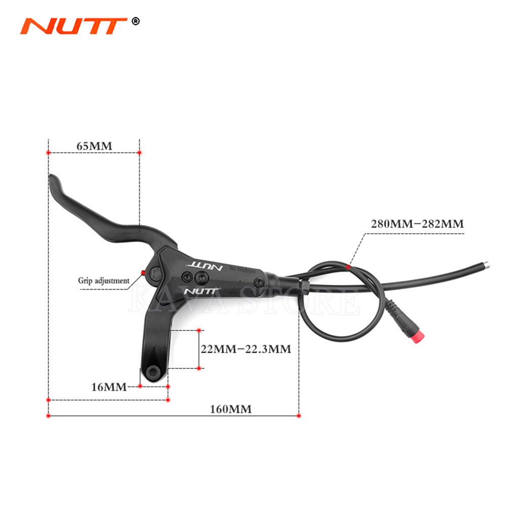NUTT Hydraulische Bremsen Taiwan Elektrische Scotter Rabatt Bremse 160 140 180mm Rotor für Null 10X 11X Kugoo G2 Profi m4 M5 Langfeite L8