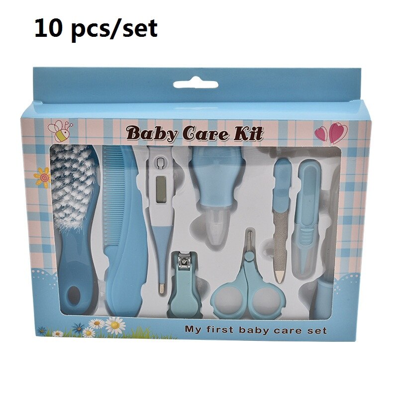 Bambino appena nato Salute E Bellezza Kit Bambini Attrezzi Strigliatura E Tolettatura Set Termometro Clipper Scissor Prodotti Da Bagno Del Capretto Per i bambini: Set 3