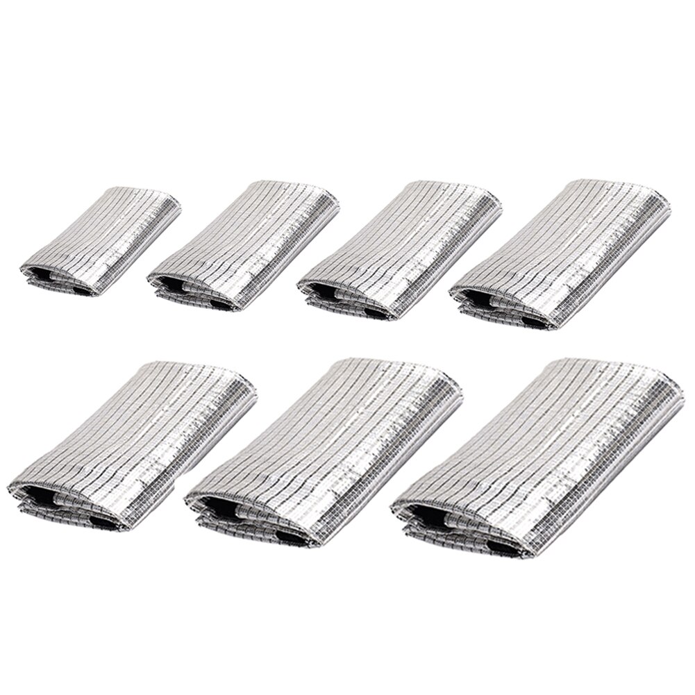 Sun Shade Cloth Aluminum Foil Shading Net Sun Reflect Shading Net UV Resistant 75% Shade Cloth for Garden Patio Flower Plant