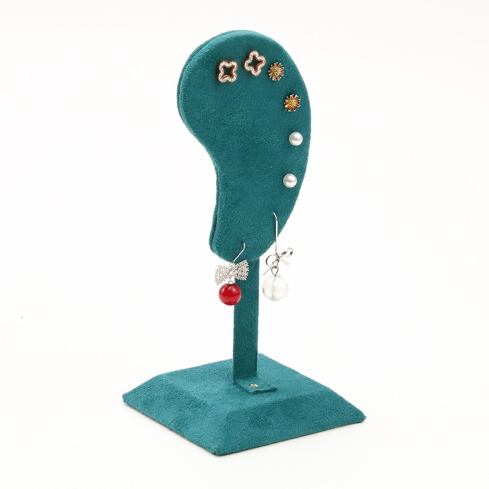 Øreringeholder hylde øre stil sjove øreringe stud opbevaringsstativ smykker butik display stand t-bar