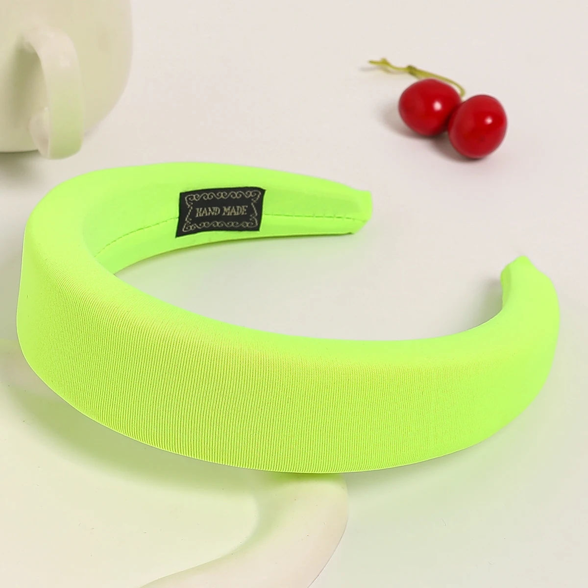 Nuevas diademas acolchadas de para mujer, diademas de bisel ancho, diadema gruesa antideslizante de esponja para niñas, accesorios para el cabello de: Azul