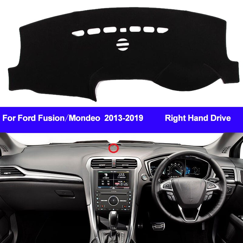 Cubierta interior para salpicadero de coche, tapete, capa, 2 capas, para Ford Fusion / Mondeo LHD RHD
