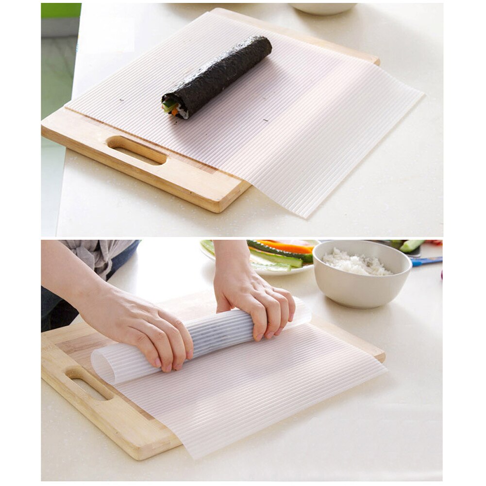 GXAHSOL Sushi Making Kit, premium siliconen sushi-mat, anti-aanbak GXAHSOL Sushi Making Kit, premium siliconen sushi-mat, anti-aanbak
