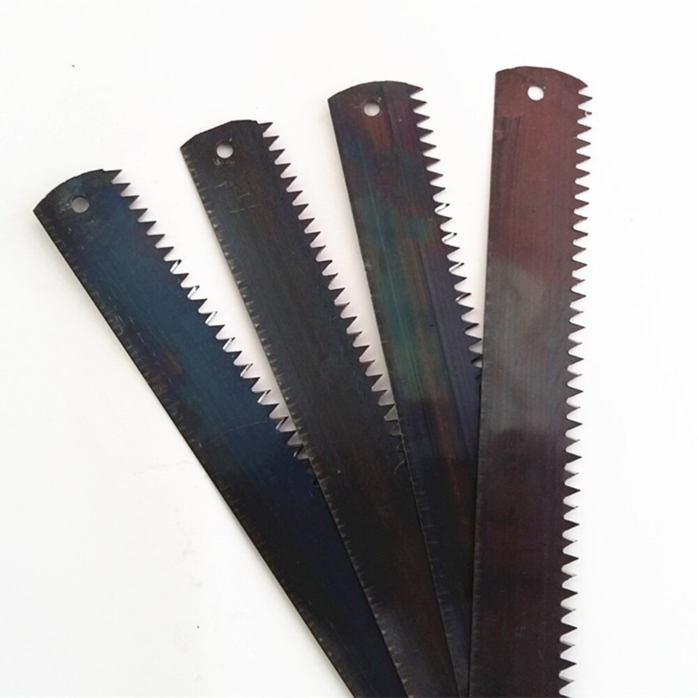 10 stuks scherpe ijzerzaagbladen, snijder, 300mm houtbewerkingsgereedschap voor houtzagen, doe-het-zelf model, handleiding, houtbewerking, mini-zaagblad